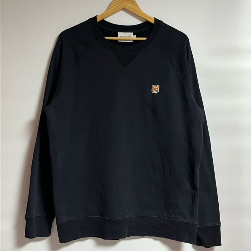 Maison Kitsuné 나그랑 폭스헤드 맨투맨 티셔츠 상품 사진