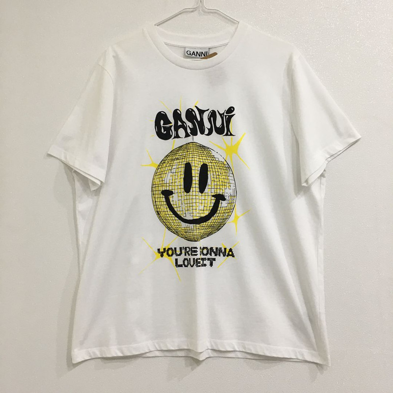GANNI 스마일 반팔 티셔츠 상품 사진