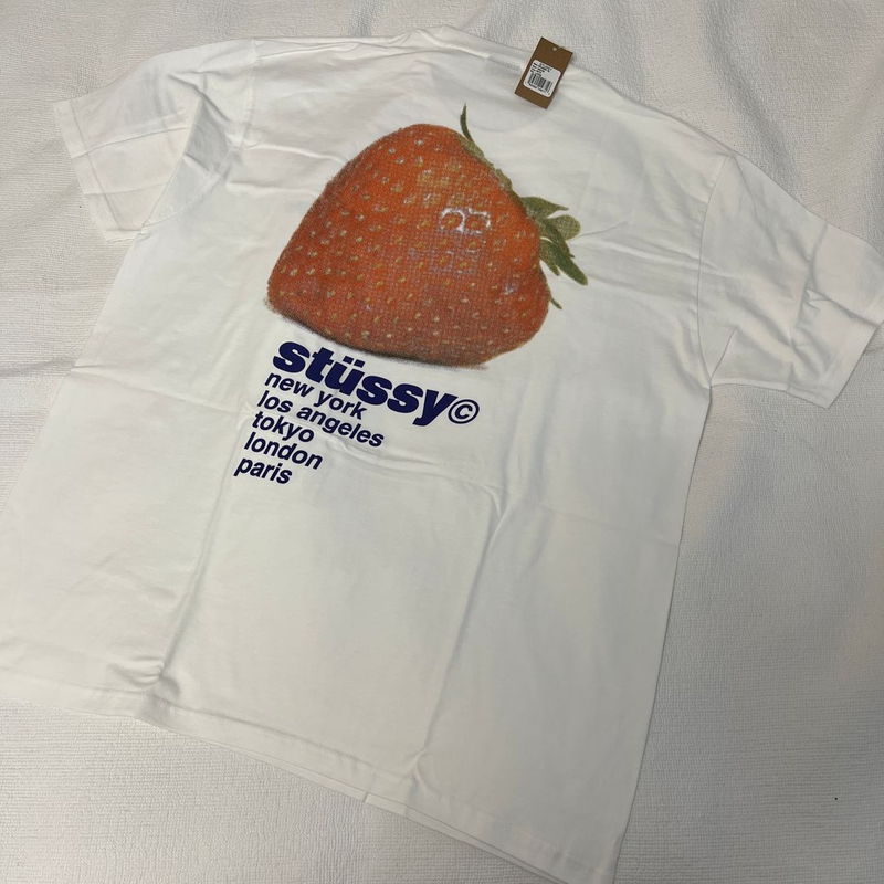 Stüssy 스트로베리 딸기티 반팔 티셔츠 상품 사진