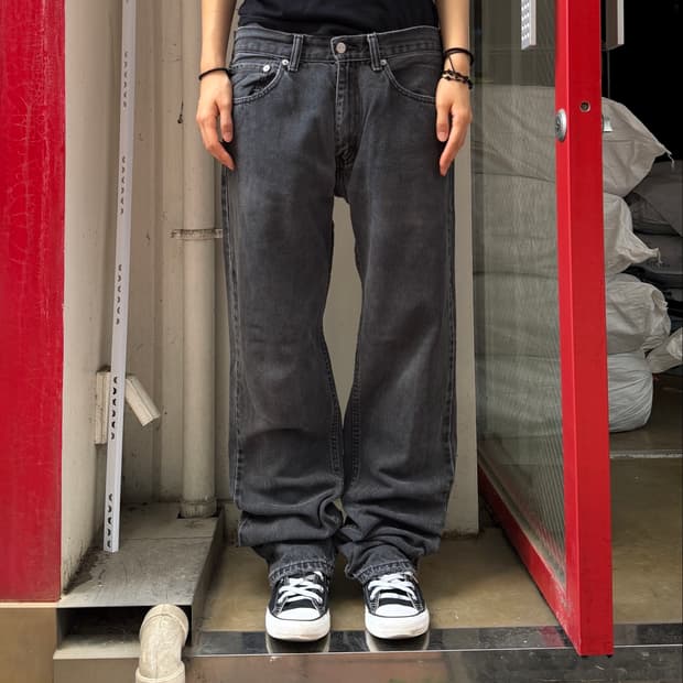 Levi's 리바이스 505 흑청 스트레이트핏 상품 사진