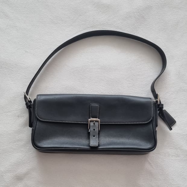 Coach 빈티지 코치 블랙 숄더백 상품 사진
