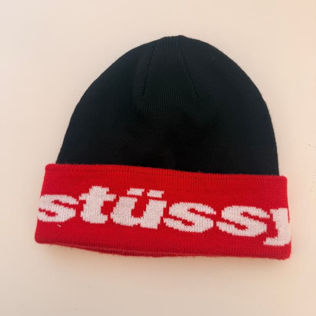 Stüssy 스투시 (STUSSY)헬베티카 자카드 비니 상품 사진