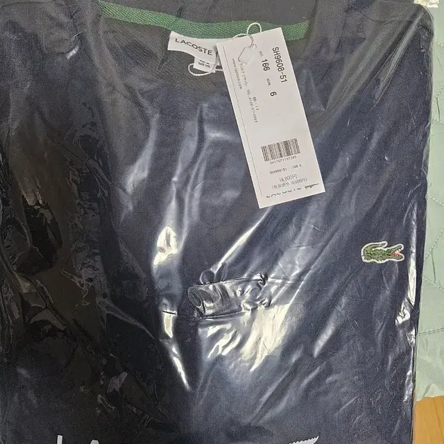 라코스테 맨투맨 네이비 새상품 엑스라지 상품 사진