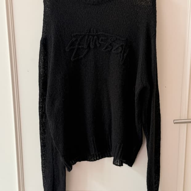 스투시(Stussy) 루즈 니트 로고 스웨터 상품 사진