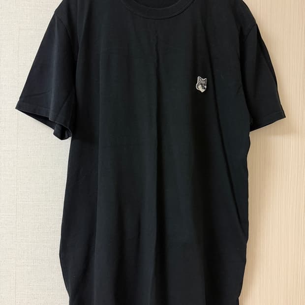 Maison Kitsuné 메종키츠네 티셔츠 블랙 상품 사진