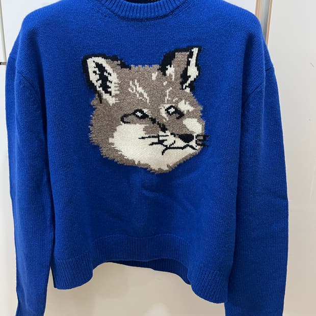Maison Kitsuné 23fw 메종키츠네 빅폭스니트 L (새상품급) 상품 사진