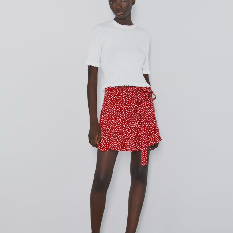 ZARA 자라 플라워 프릴팬츠 새상품 판매 상품 사진