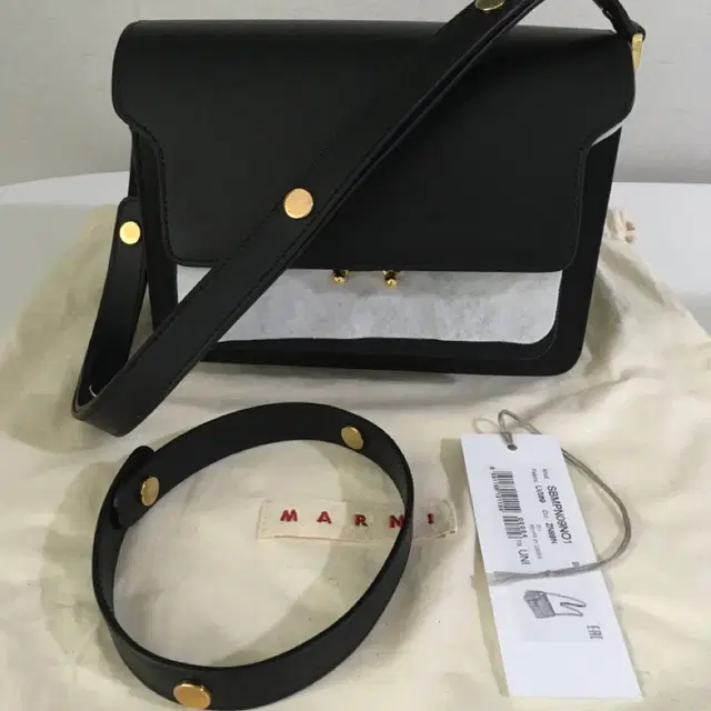 Marni 트렁크백 카프스킨 미디움 상품 사진