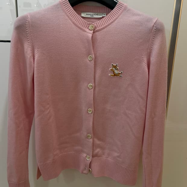 Maison Kitsuné Maison Kitsuné 23fw  핑크가디건 55~55반 (새상품급) 상품 사진