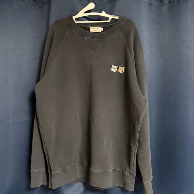 Maison Kitsuné 메종키츠네 더블폭스 맨투맨 상품 사진