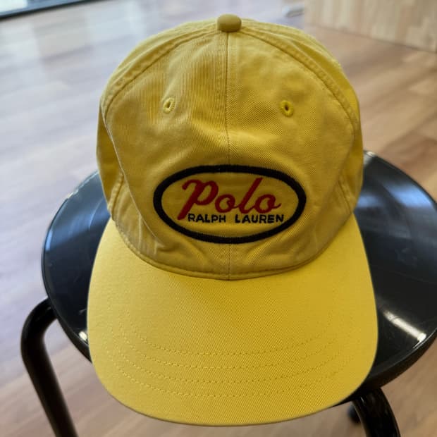 Polo Ralph Lauren Polo Ralph Lauren 폴로 랄프로렌 빈티지 옐로우 로고 볼캡 상품 사진