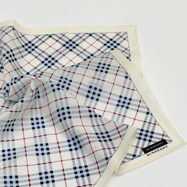 Burberry (새상품) burberry/ 버버리 코튼 쁘띠스카프 손수건 상품 사진