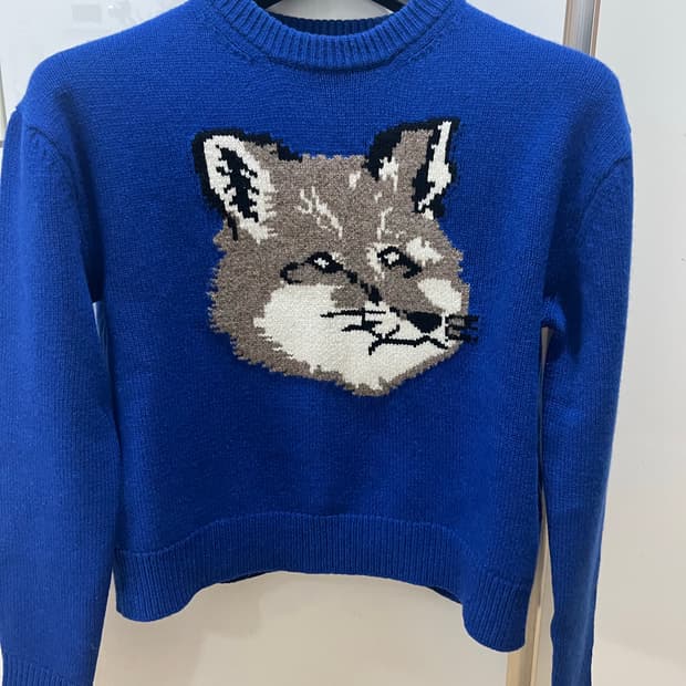 Maison Kitsuné 메종키츠네 빅폭스 니트 S (새상품급) 상품 사진