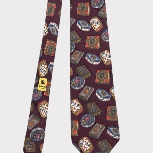 Burberry 버버리 실크 넥타이 상품 사진