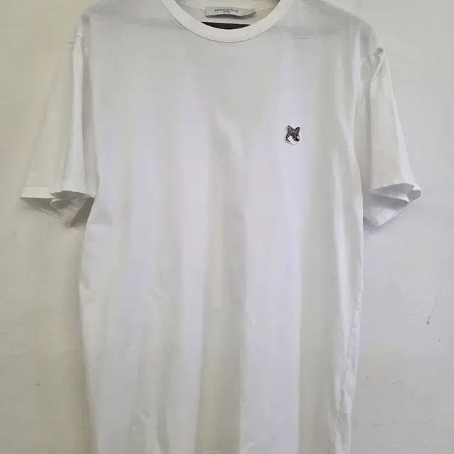 Maison Kitsuné 화이트 폭스 로고 반팔 티셔츠 상품 사진