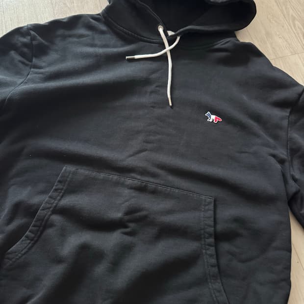 Maison Kitsuné 검정 후드 상품 사진