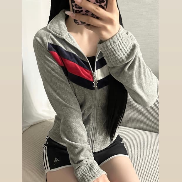 TOMMY HILFIGER 베로아 집업 자켓 상품 사진