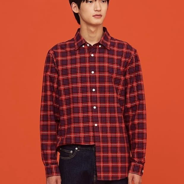 빈폴 체크셔츠 상품 사진