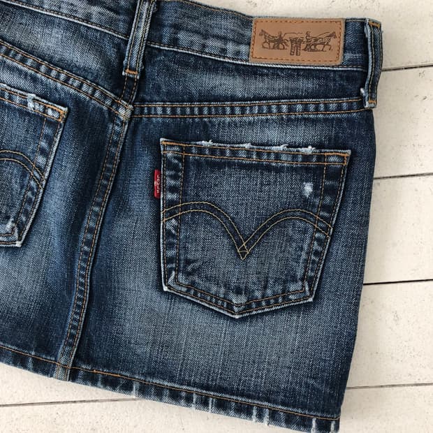 Levi's 리바이스 데님 미니 스커트 · 상태 중 상품 사진