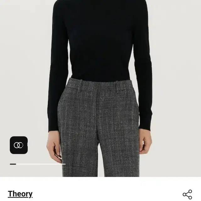 새제품 띠어리우먼 리갈 울크루 넥풀오버 여성니트/ Theory Women Regal Wool Crew Neck 상품 사진