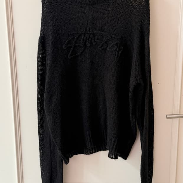 스투시(Stussy) 루즈 니트 로고 스웨터 상품 사진