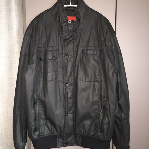 ZARA man 자라 맨 나일론 봄버 블루종 자켓 상품 사진