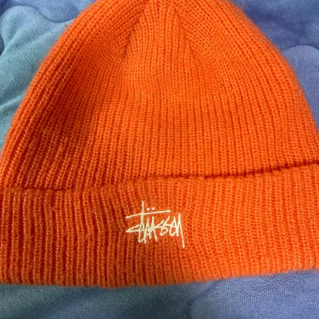 Stüssy 비니 네온 오렌지 상품 사진