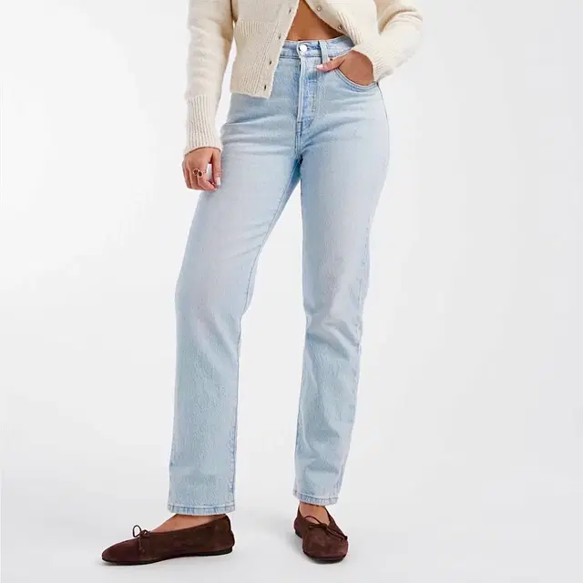 (새상품) Levi's 리바이스 501 크롭 스트레이트 진 (27-28) 상품 사진