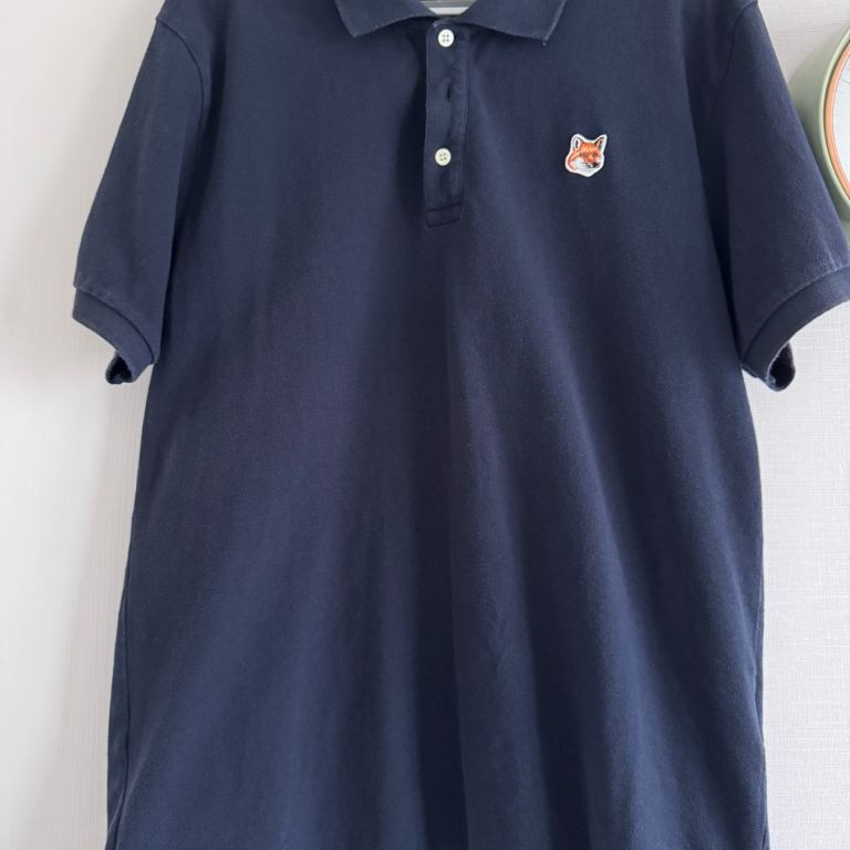 Maison Kitsuné 폭스헤드 폴로 반팔 티셔츠 상품 사진