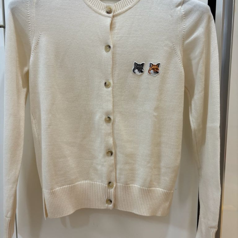 Maison Kitsuné 아이보리 여성가디건 상품 사진
