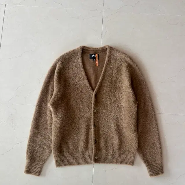 Stussy 스투시 샤기 (쉐기) 가디건 토프 M 상품 사진