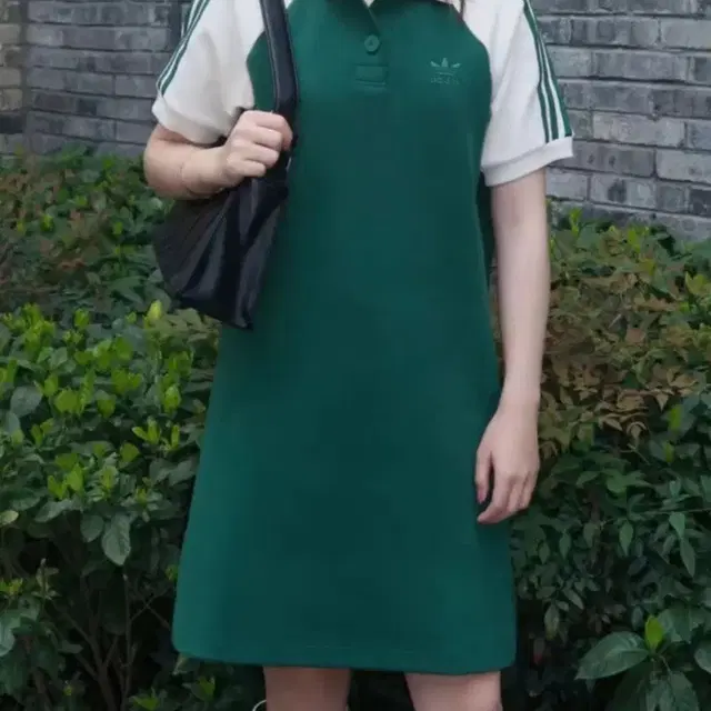 아디다스 여성 그린 폴로 셔츠 원피스 S 새상품 상품 사진
