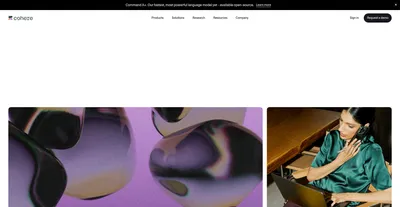 cohere.com screenshot