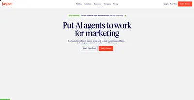 www.jasper.ai screenshot