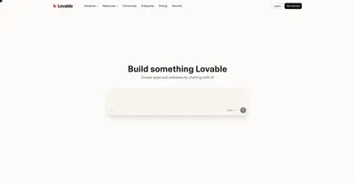lovable.dev screenshot