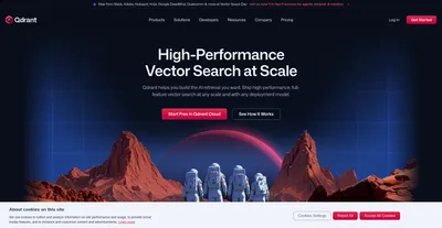 qdrant.tech screenshot
