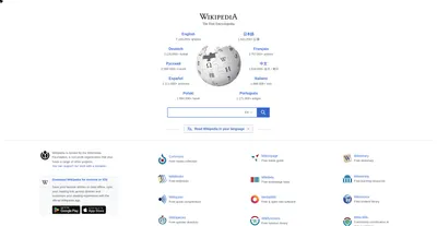 www.wikipedia.org screenshot